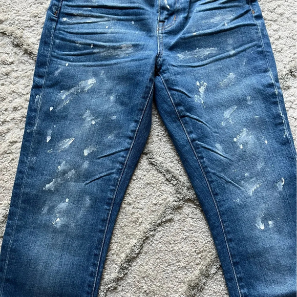 Madewell jeans Slim boyfriend high rise Paint Splatter K7544 23 new - Picture 14 of 14